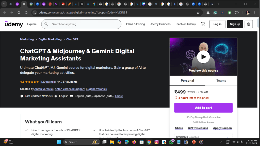 Best Prompt Engineering courses