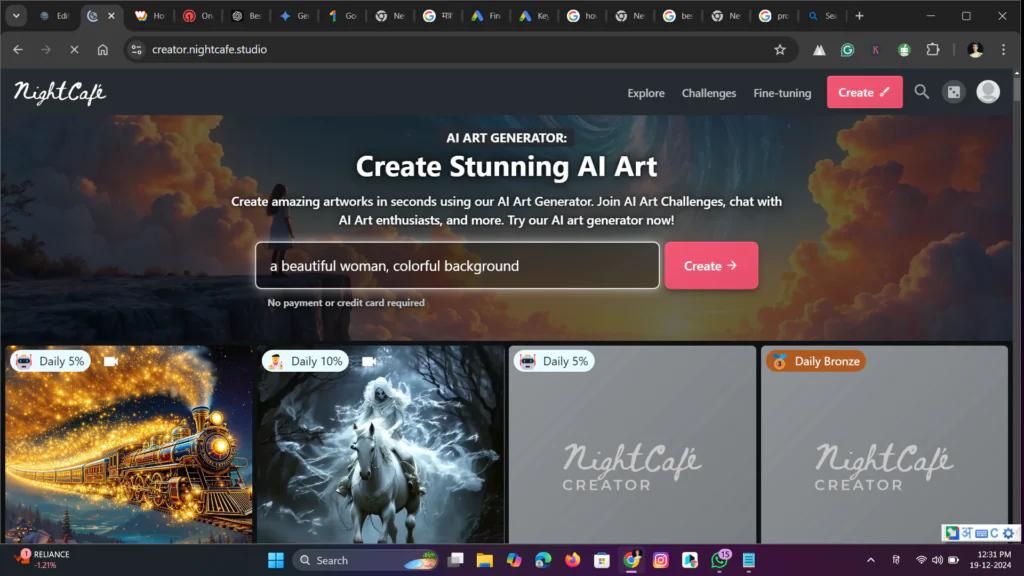 ai image generator free online Prompt To Image AI in Hindi