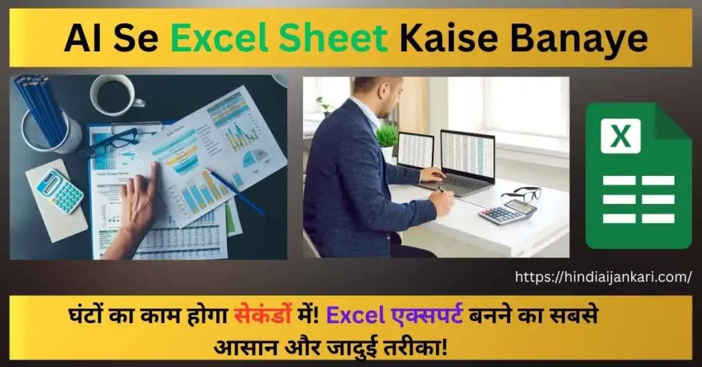 ai se excel sheet kaise banaye ai se excel sheet kaise banaye