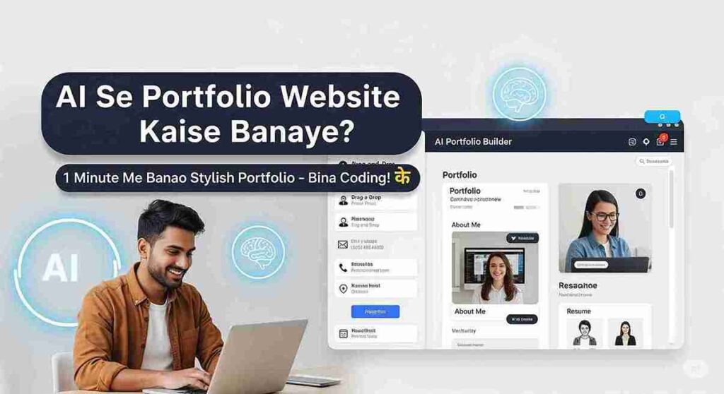 AI Se Portfolio Website Kaise Banaye AI Se Portfolio Website Kaise Banaye
