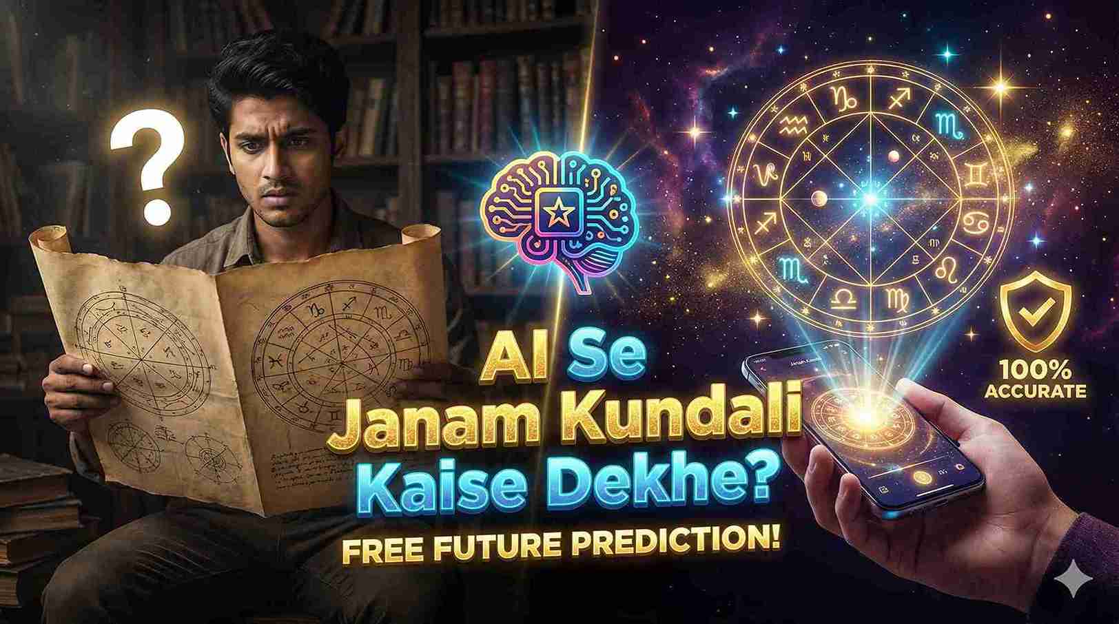 AI Se Janam Kundali Kaise Dekhe