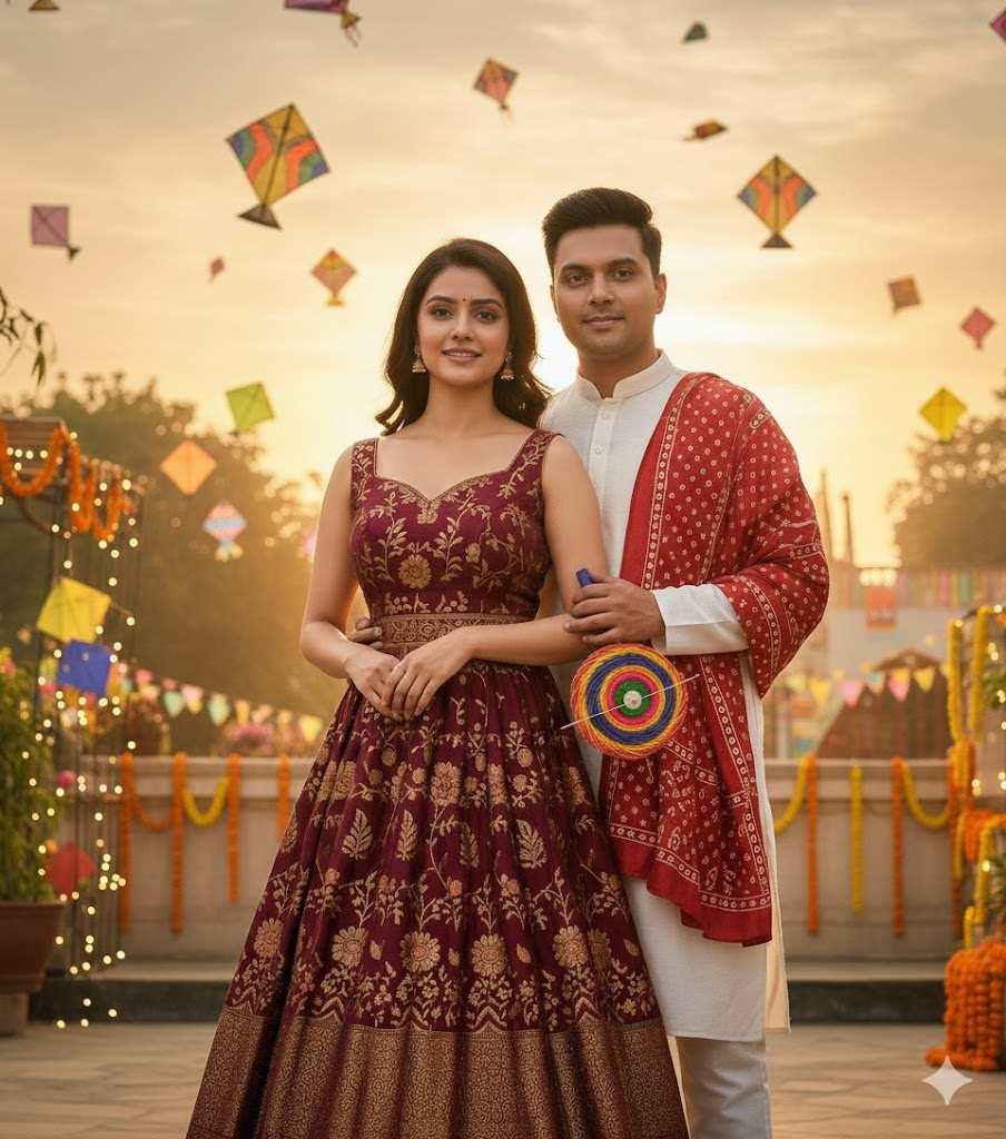 ai se makar sankranti image kaise banaye