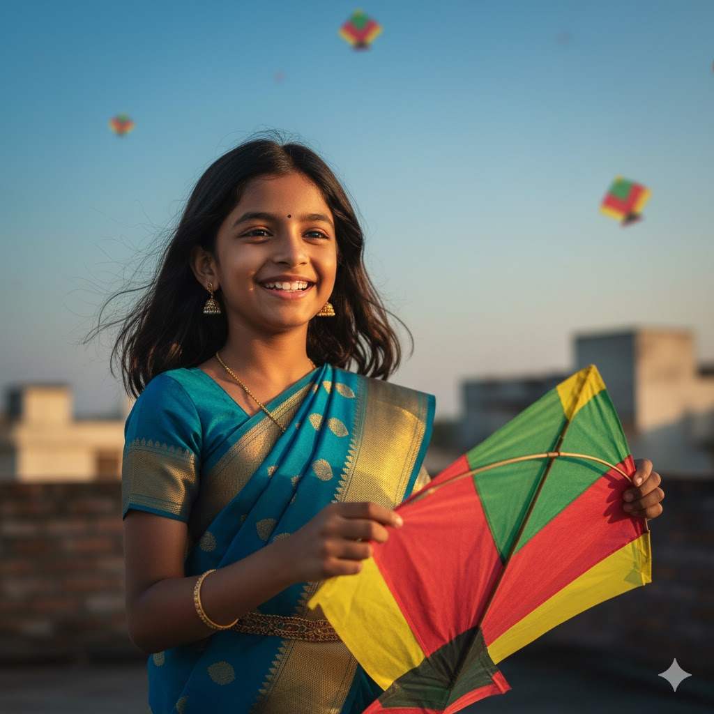 ai se makar sankranti image kaise banaye