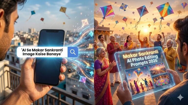 ai se makar sankranti image kaise banaye