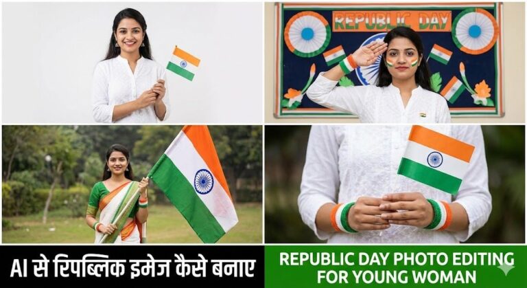 republic day photo editing for girl