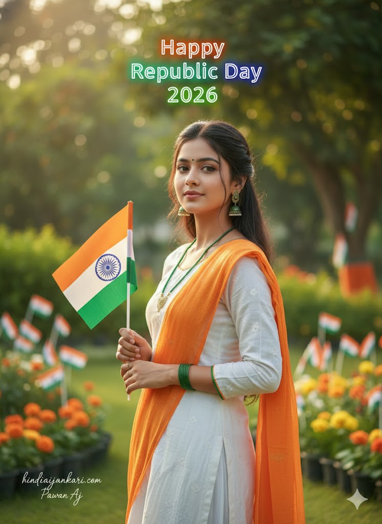 republic day photo editing for girl 