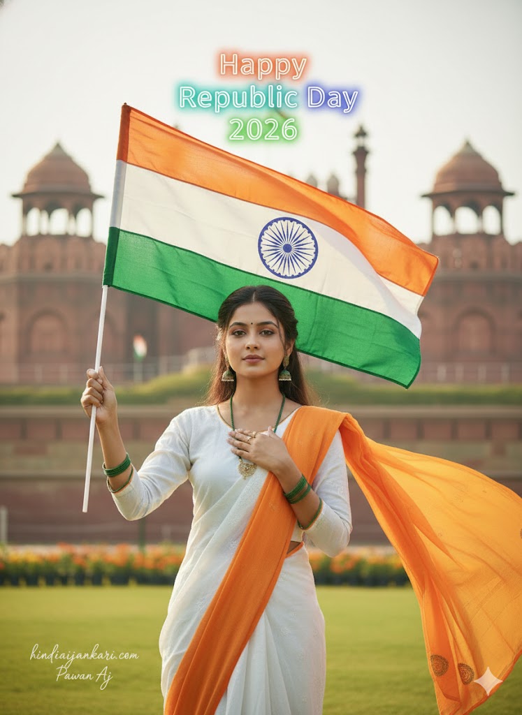 republic day photo editing for girl 